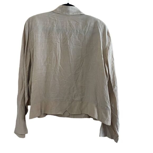 Vintage Silk Embroidered Blazer Clean Girl Quiet Luxury - Picture 3 of 10